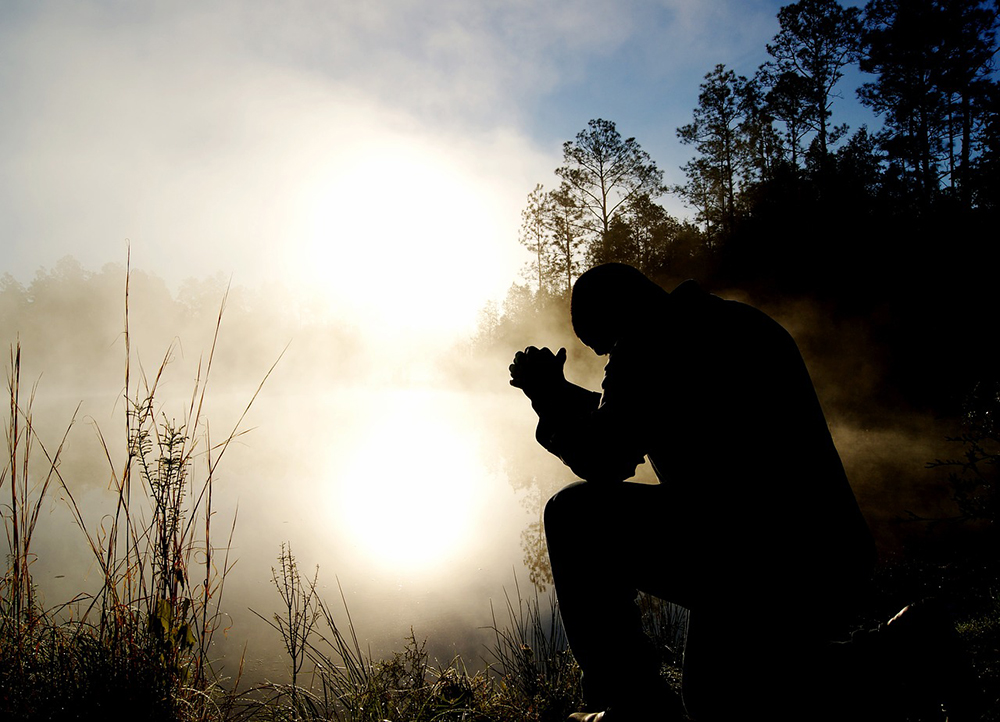 In der Not lernt man das Beten zu Gott